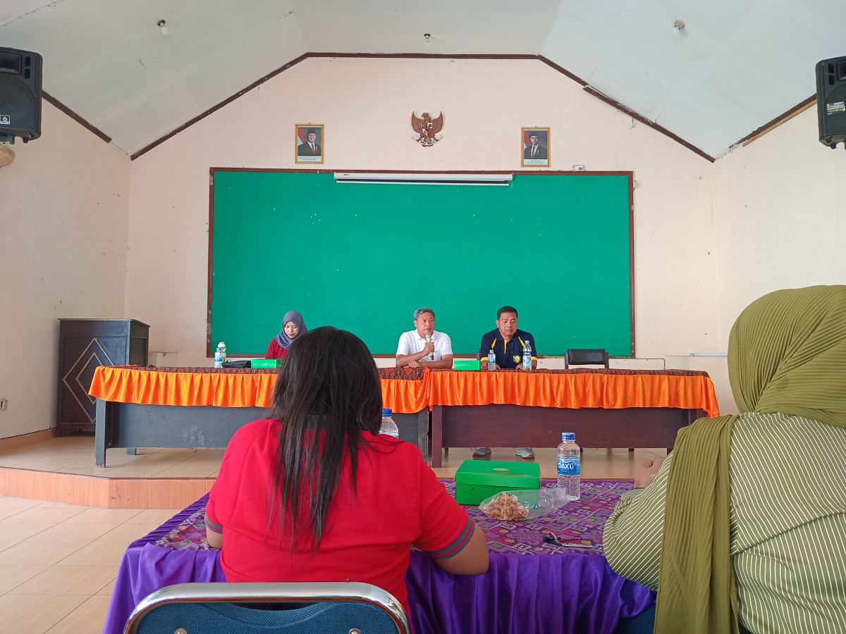 Kader pucangan mengikuti  monev perkembangan kegiatan desa mandiri pangan