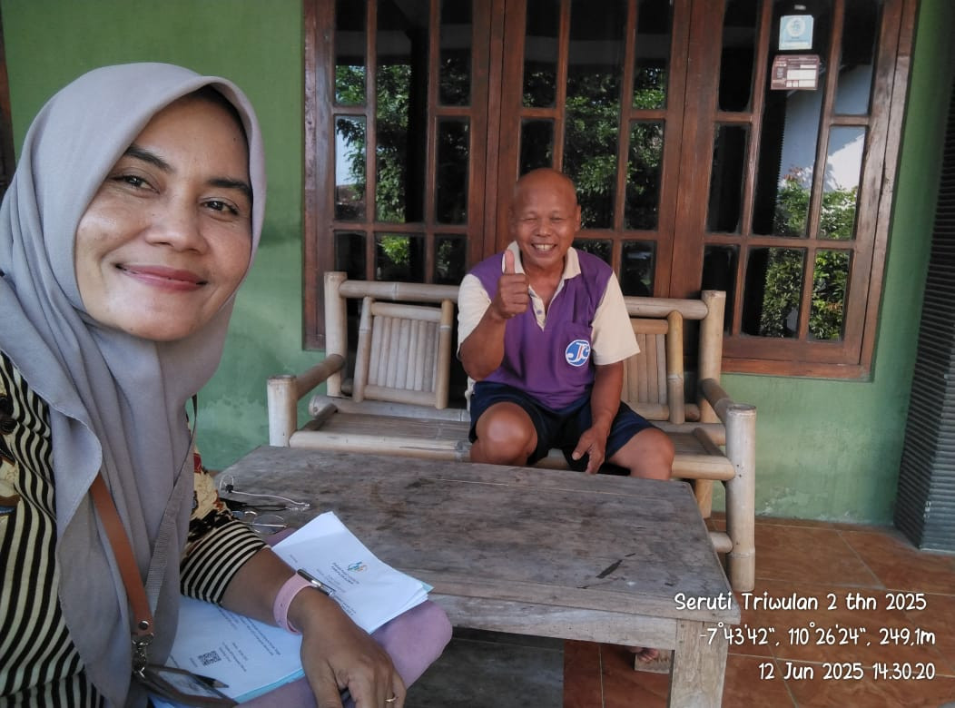 Kunjungan responden sensus seruti bps ( jetis)