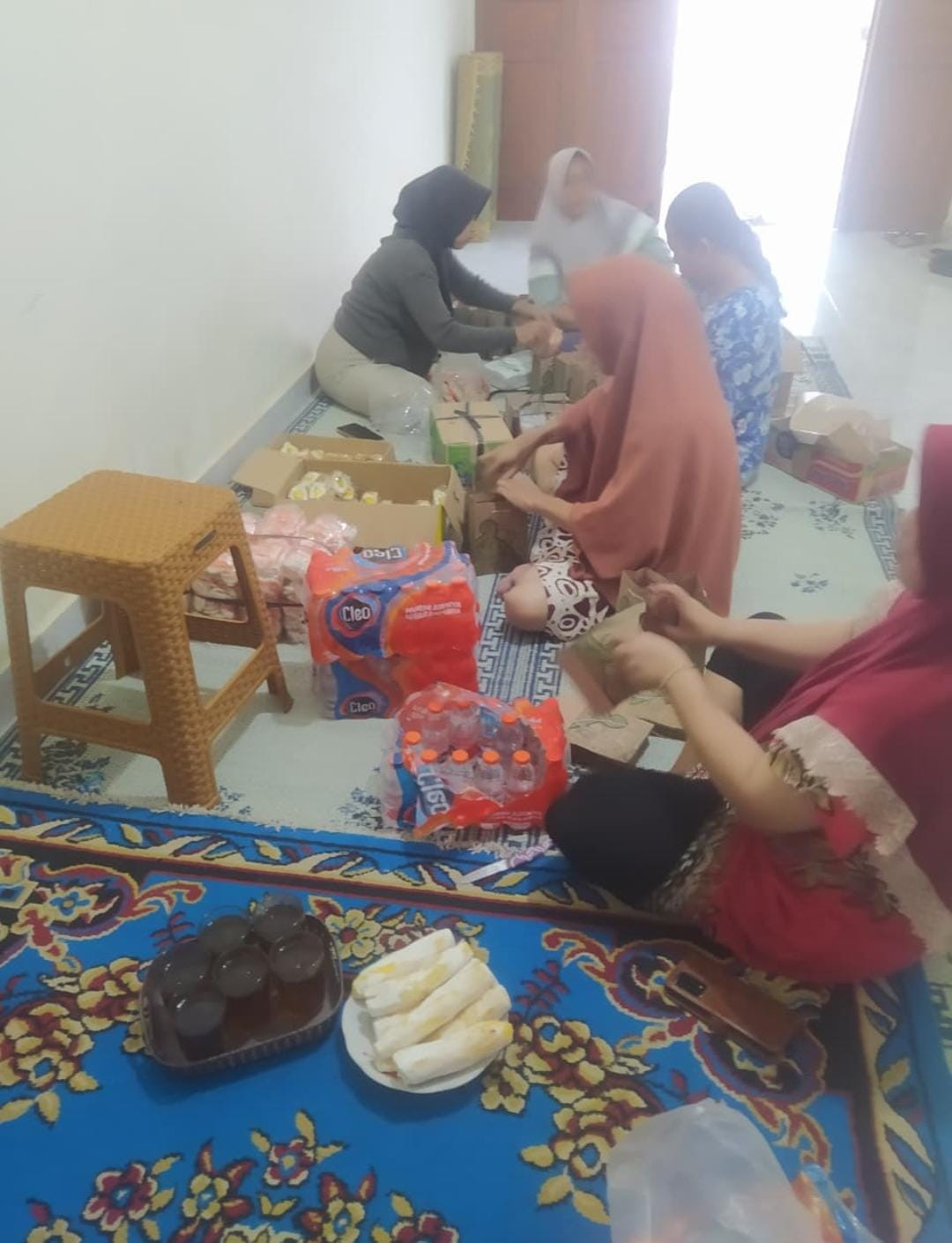Persiapan snack utk mujahadah ibu ibu rt 1 jetis