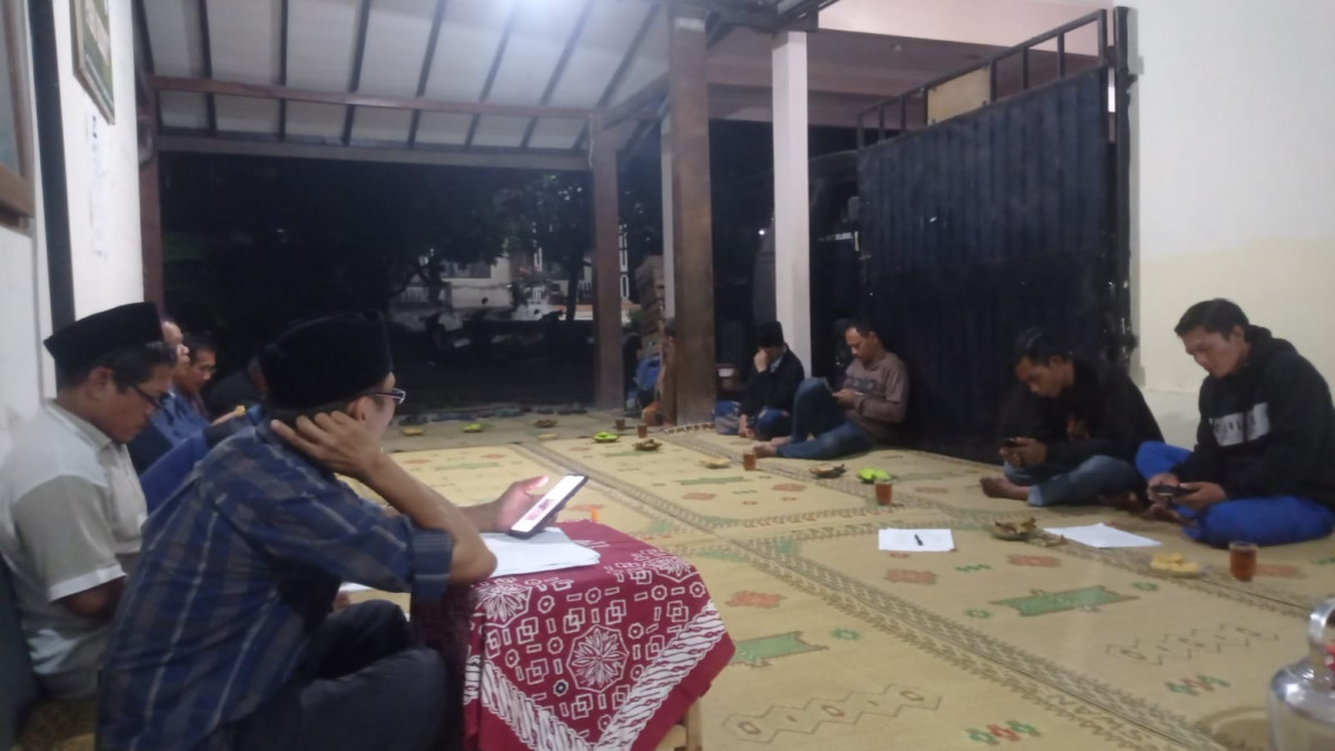 Rapat LPMD dusun jetis