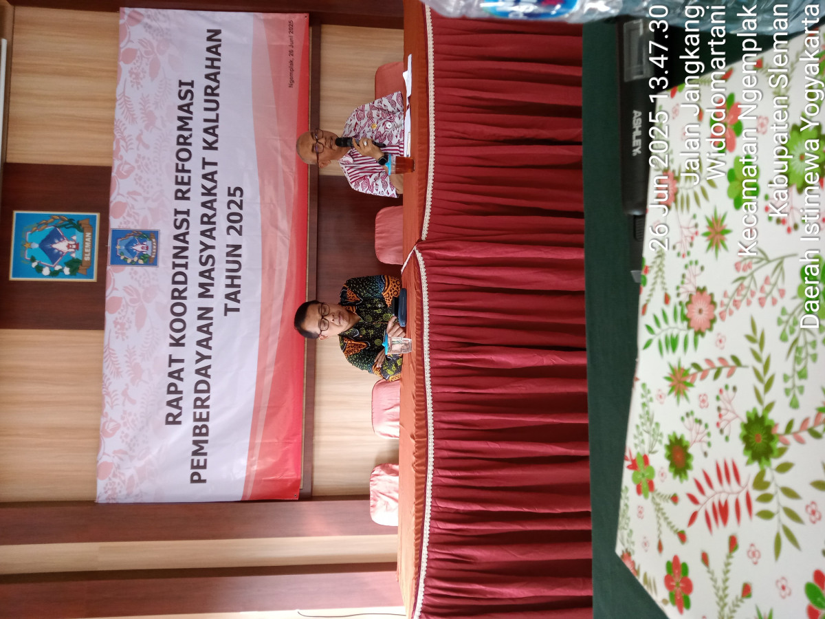 Rakor kecamatan ( ngalian )