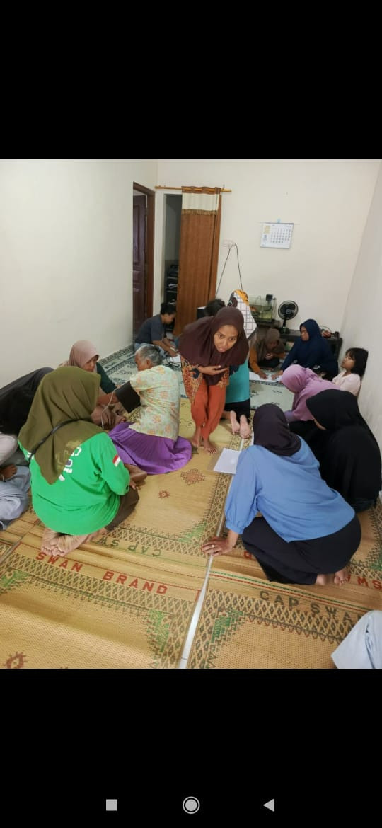 Pertemuan dasawisma rt 1 jetis