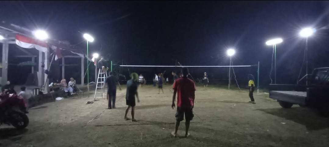 Final lomba voli bapak-bapak dusun Kwadungan