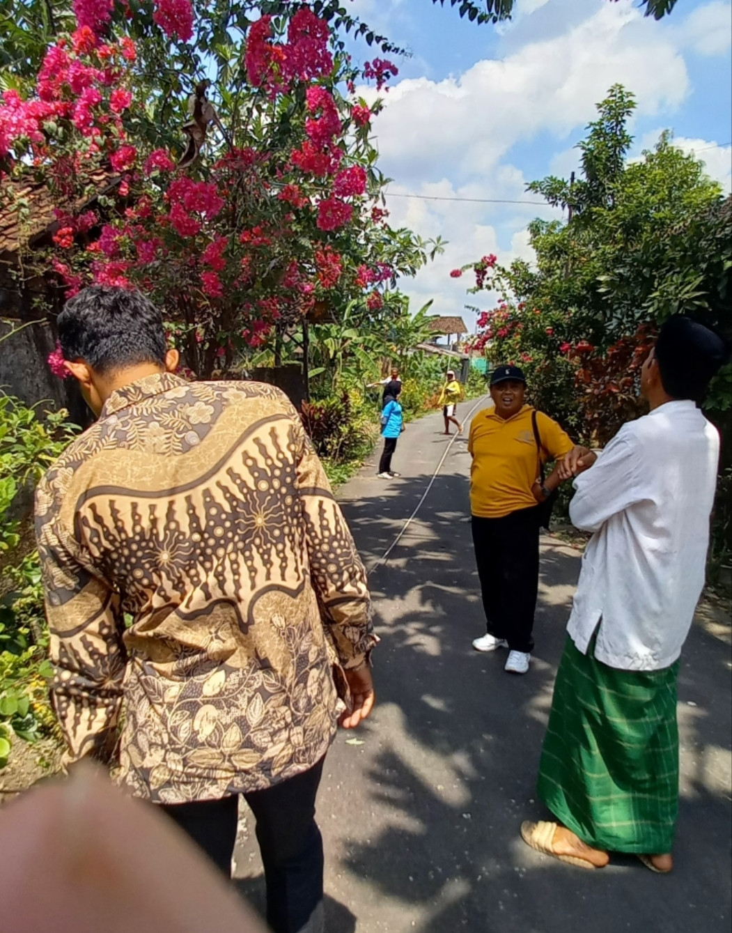 Tim Verifikasi Kalurahan survey lokasi di Kwadungan