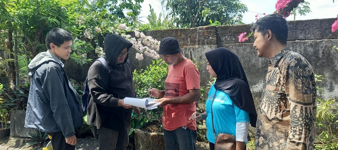 Tim Verifikasi Kalurahan di dusun kwadungn