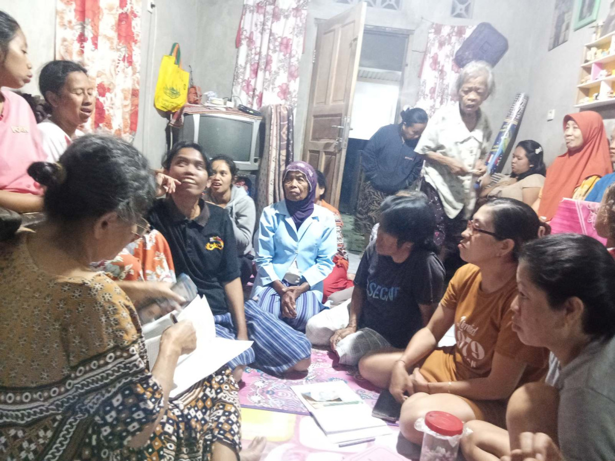 Arisan rutin malam Minggu dusun jimat