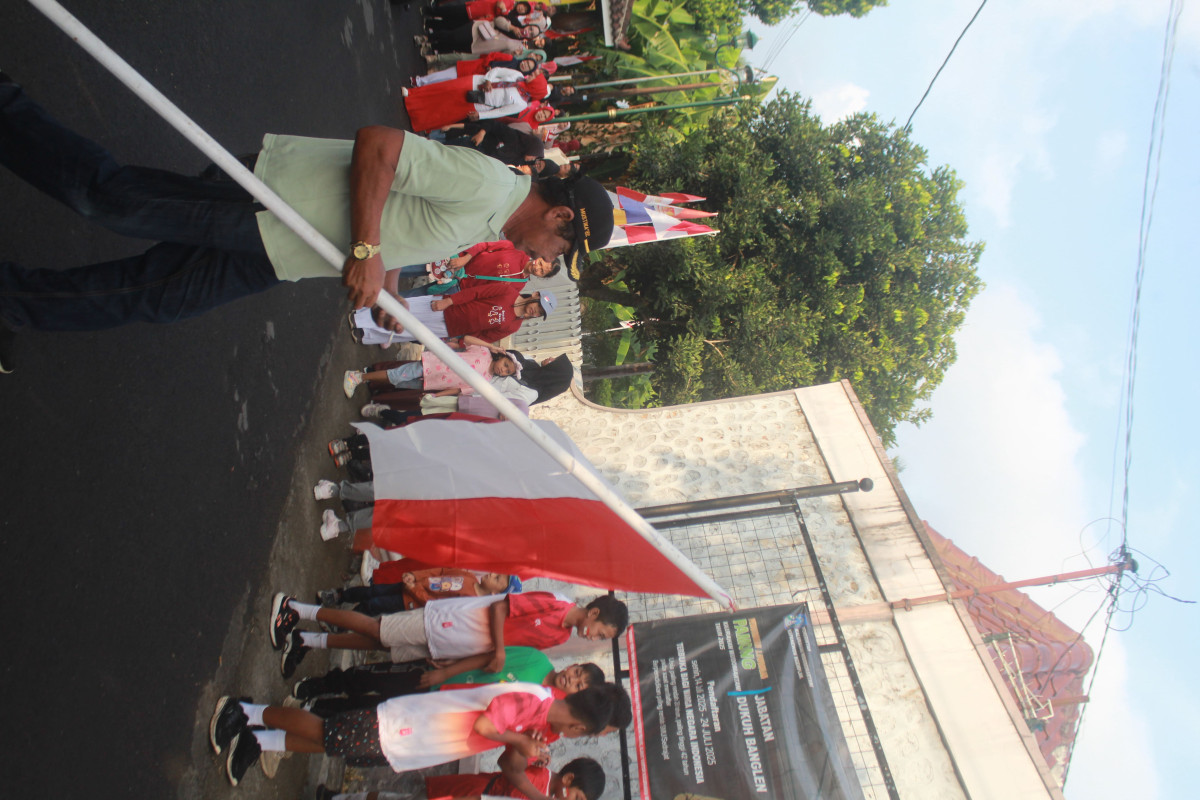 Jalan Sehat Dusun Banglen Menyambut HUT RI ke 80 Tahun 2025