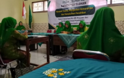 Pertemuan muslimat kapanewon ( karang )