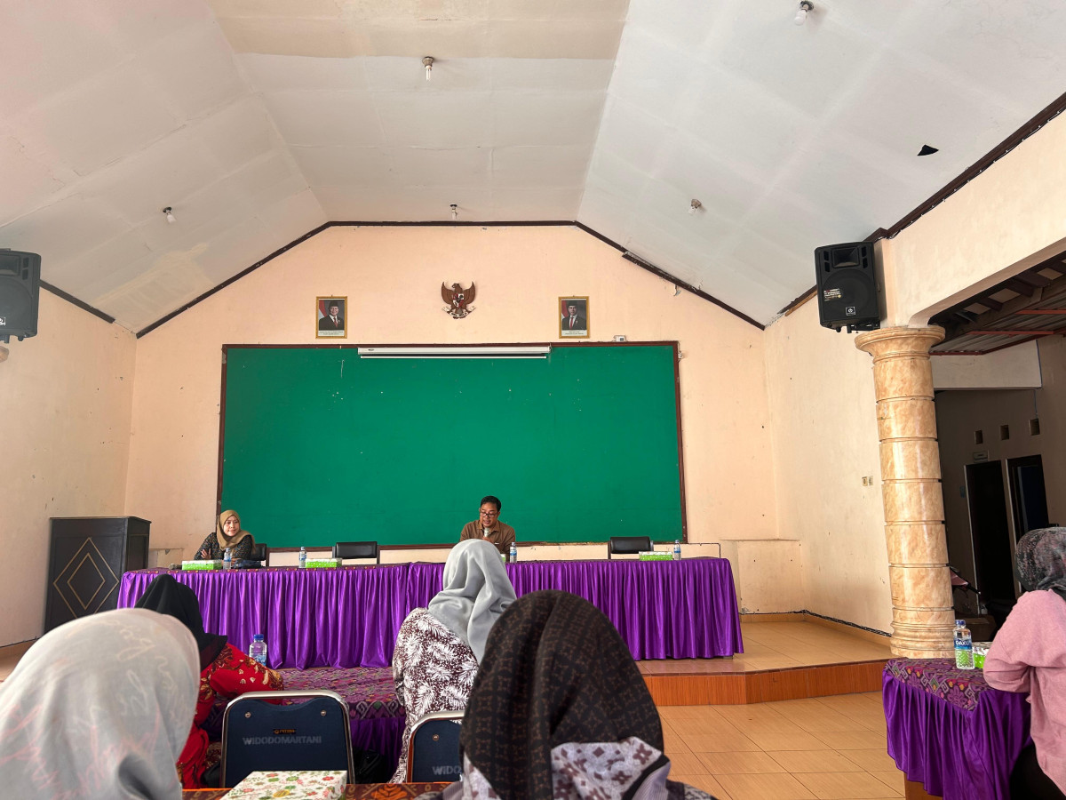 Pertemuan pokja kampung KB Kalurahan Widodomartani, Pucangan