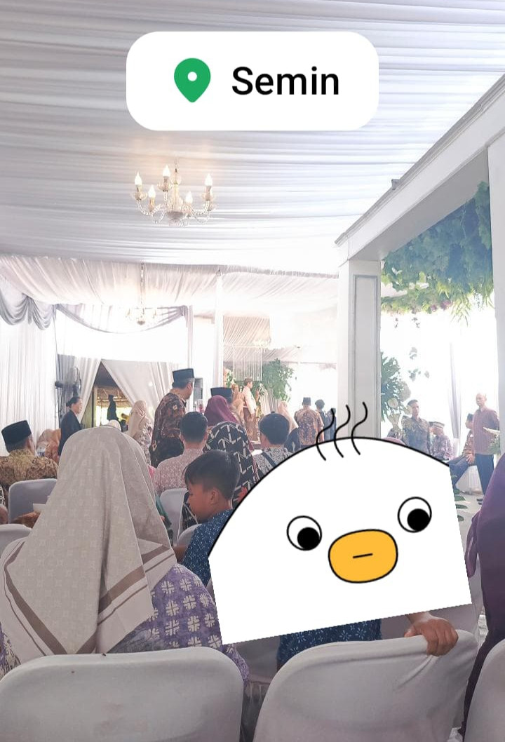 Kondangan pernikahan ( ngalian )