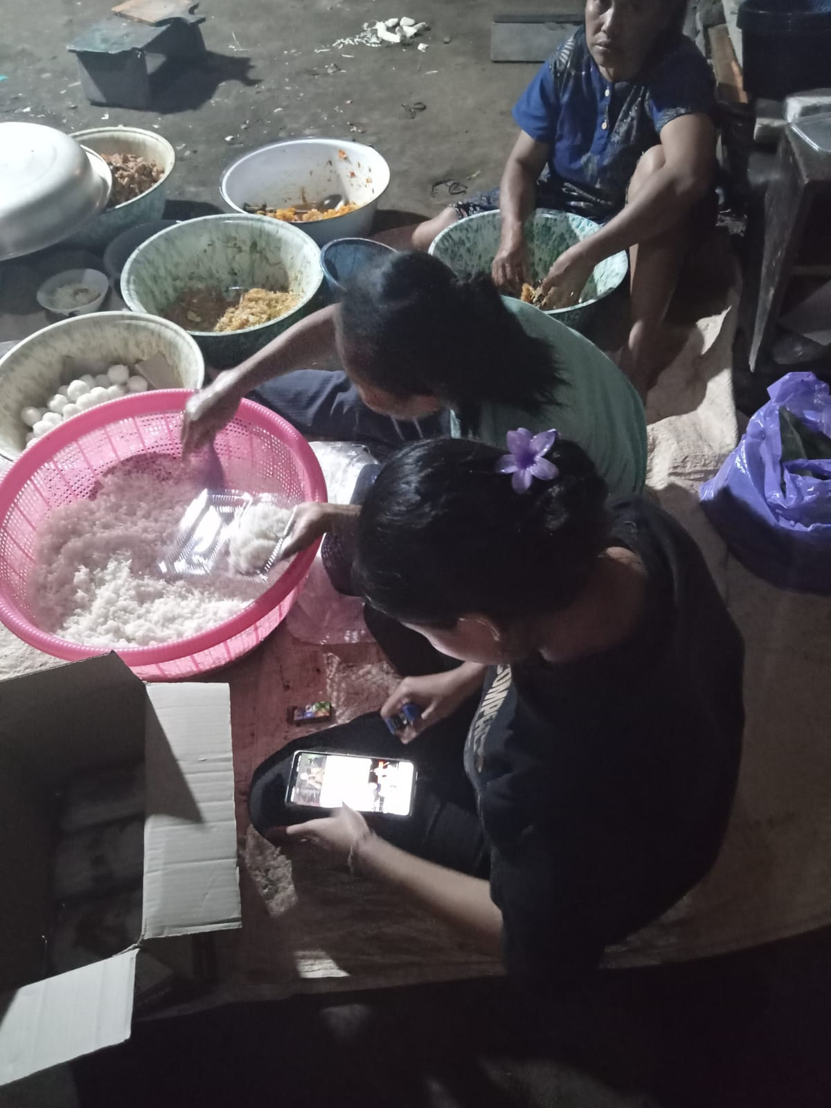 Rewang acara 1 tahunan dusun jimat