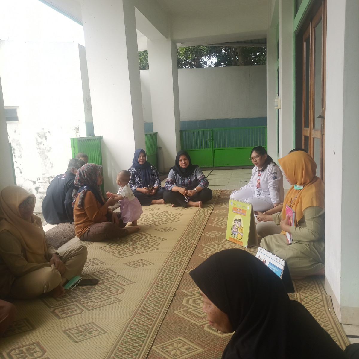 Kelas balita dari puskesmas di Kalijeruk 1
