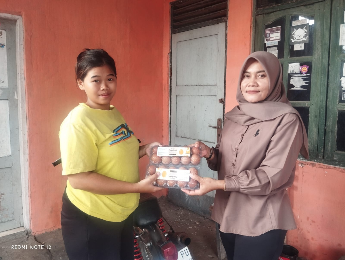 Pendistribusian telur fungsional bumil jetis