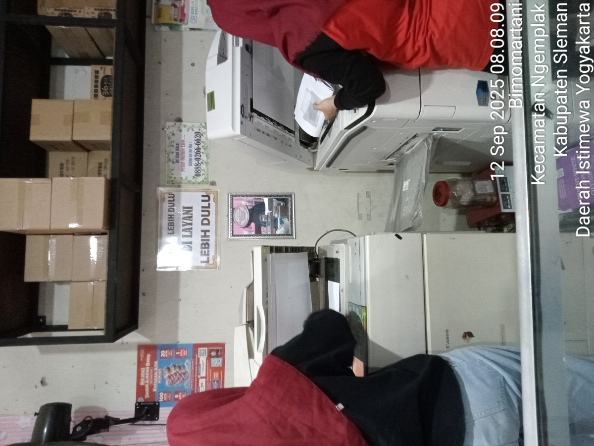 Foto copy berkas ( ngalian )