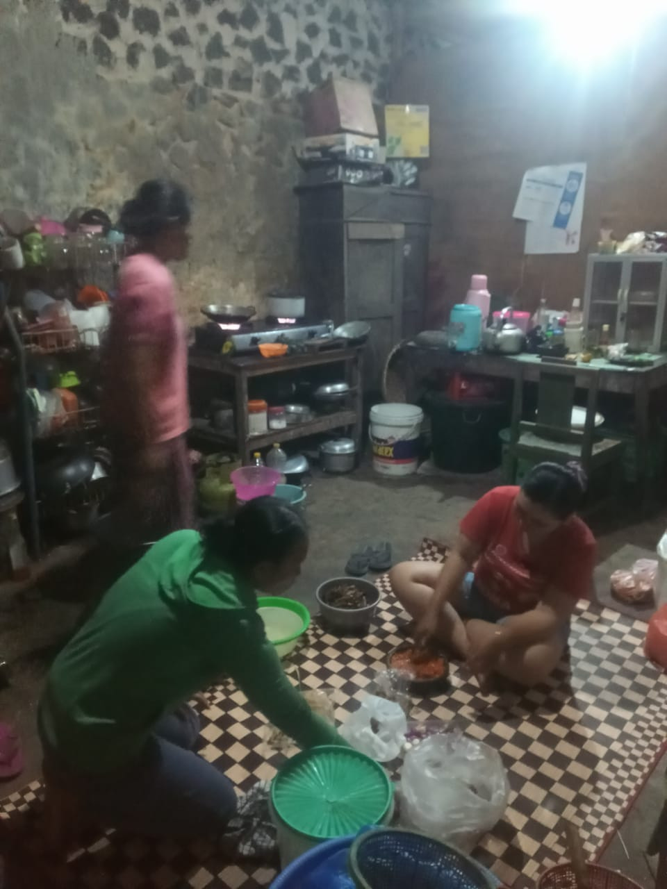 Masak buat gotong royong dusun jimat