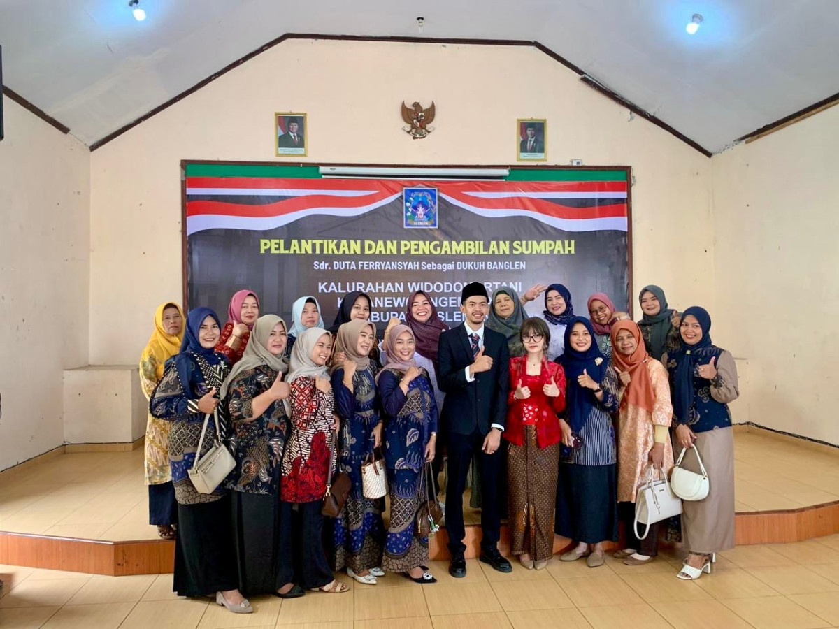 Pelantikan dan Pengambilan Sumpah Dukuh Banglen (pondok 1)