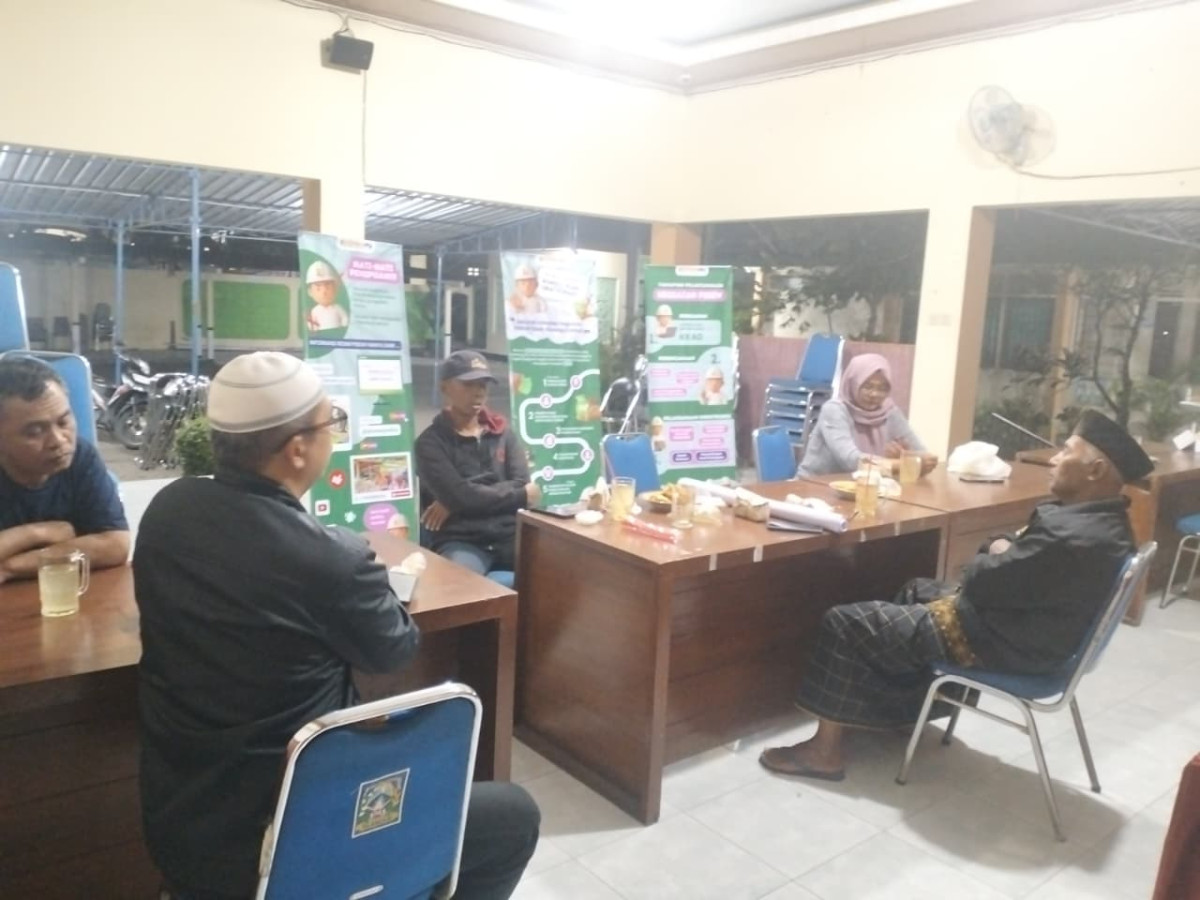 Rapat koordinasi KKAK pembangunan PISEW Kalurahan Widodomartani