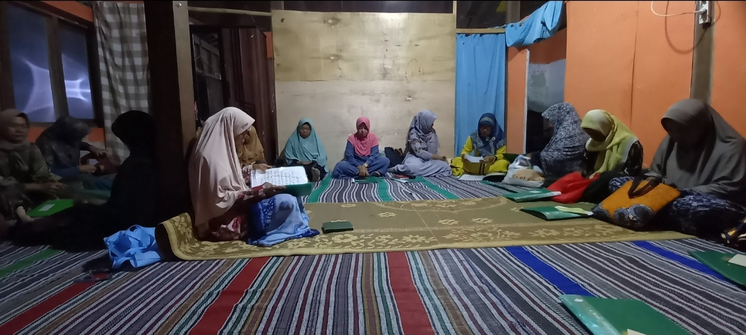Yasinan rutin ibu-ibu dusun Kwadungan