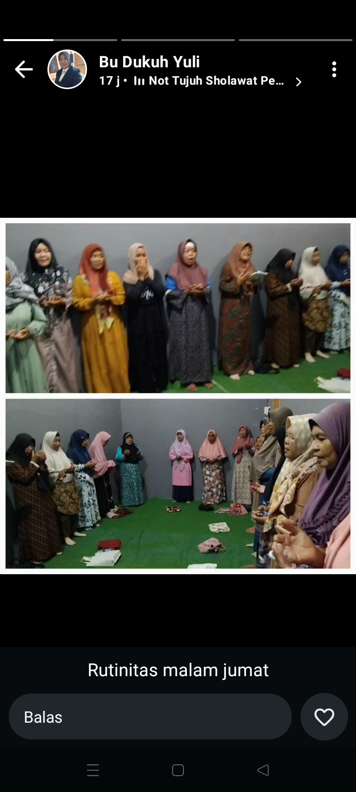 Yasinan rutin ( ngalian )