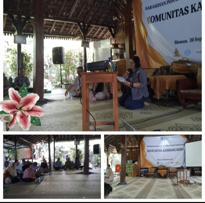 Sarasehan kebudayaan ( ngalian )