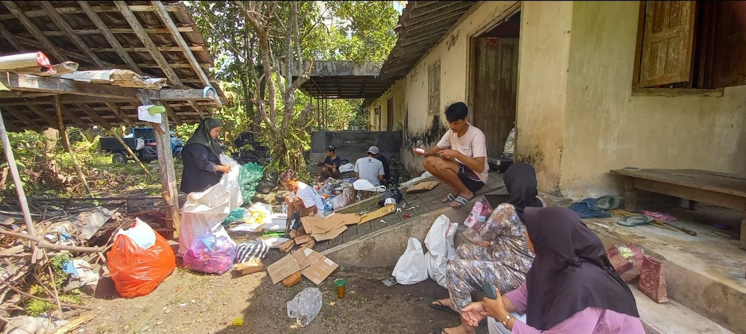 Operasional bank sampah dusun Kwadungan