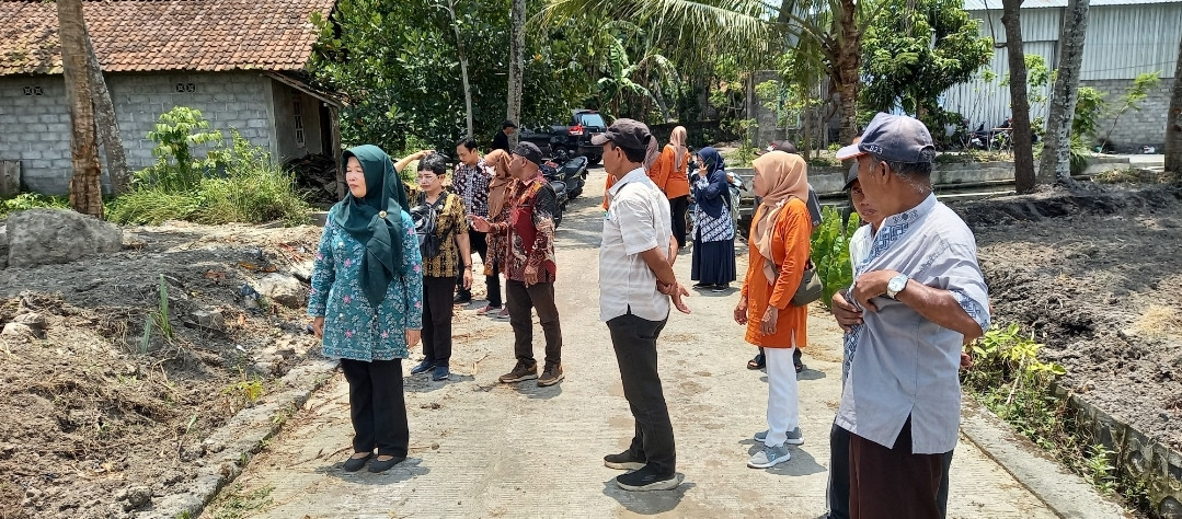 Kunjungan lokasi Lumbung Mataram di dusun Kwadumgan