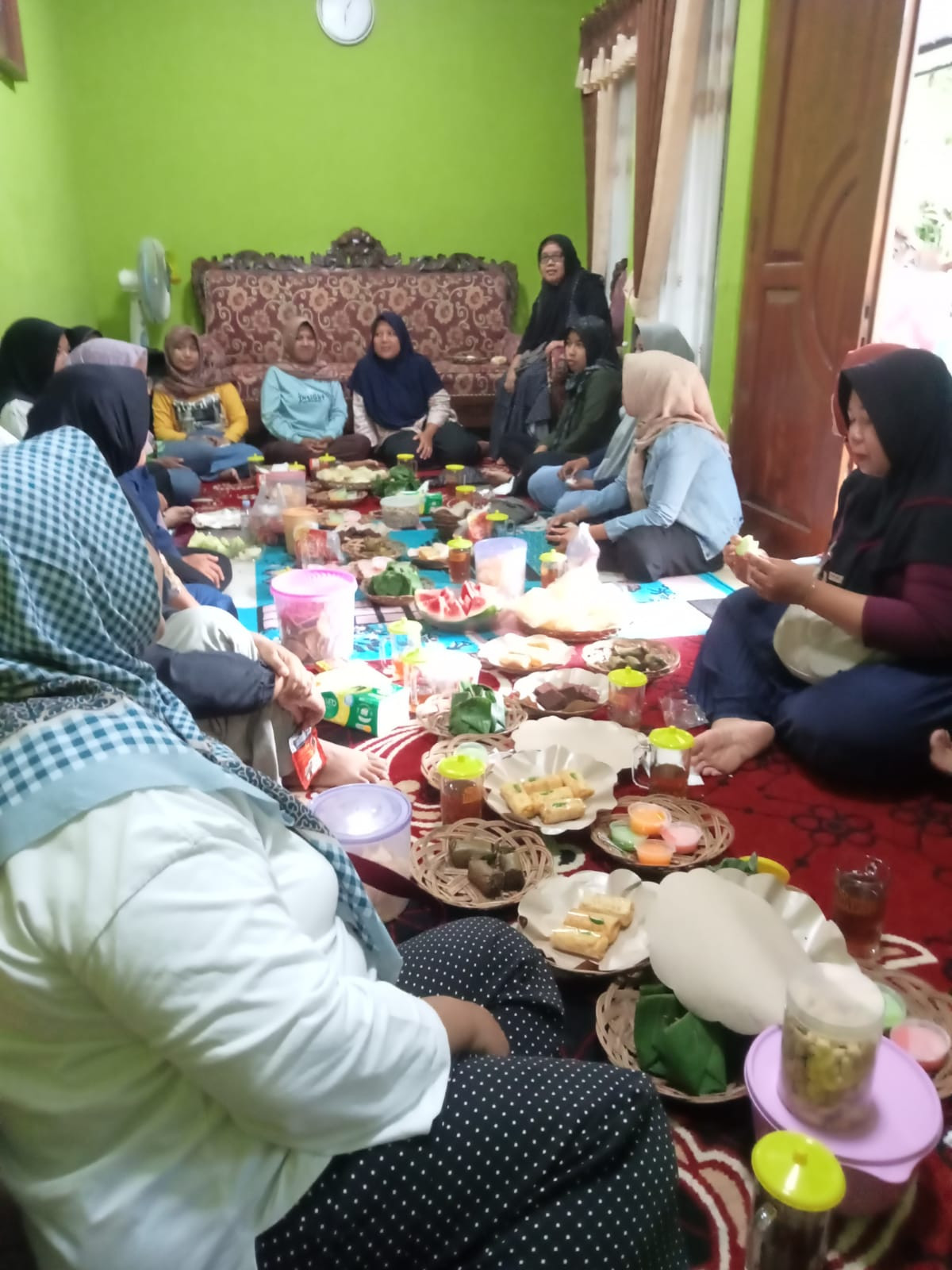 Pertemuan rutin KWT pedas manis  Pucangan