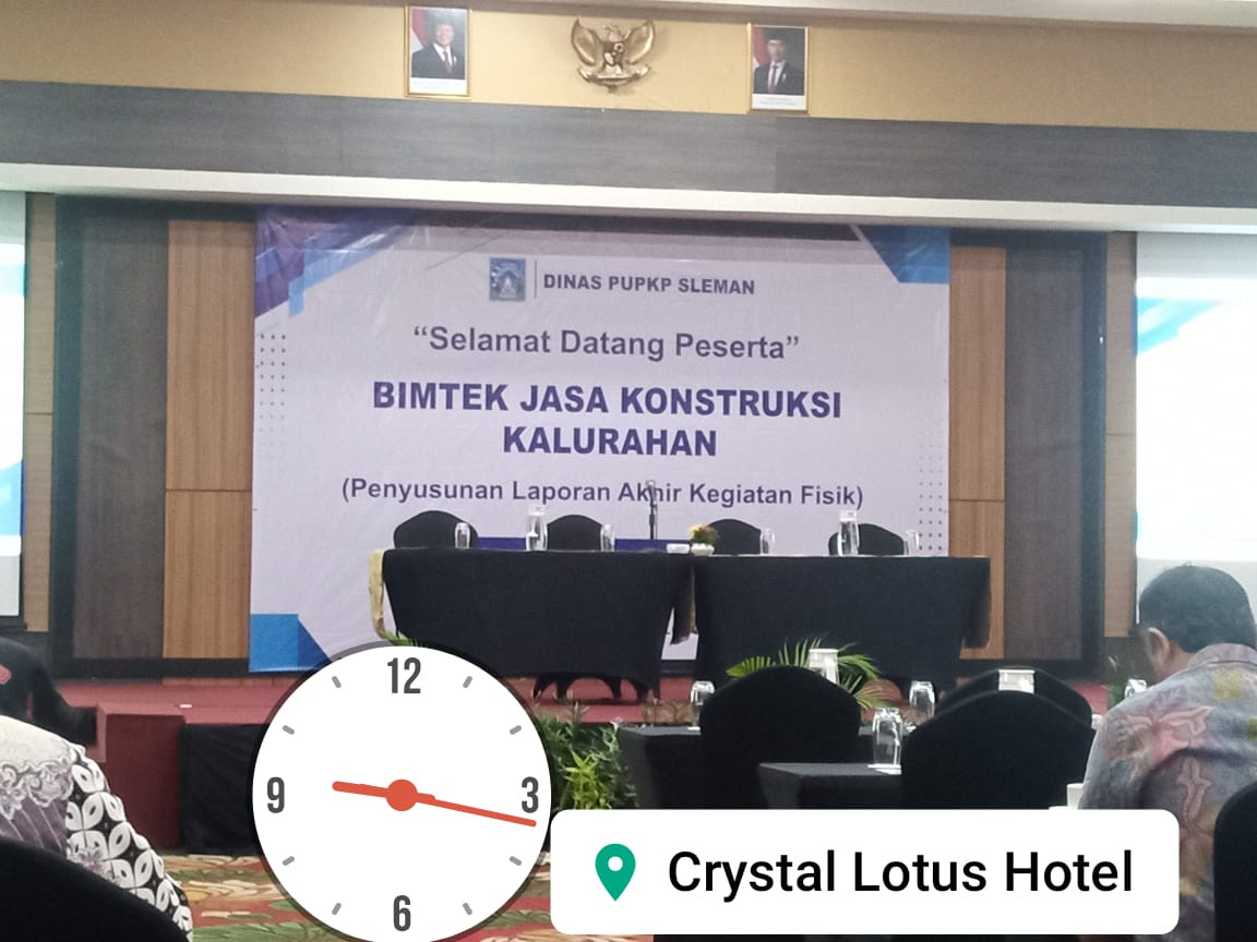 Bimtek jasa konstruksi Kalurahan Widodomartani