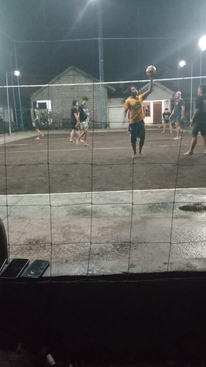 Latihan voli dusun jimat