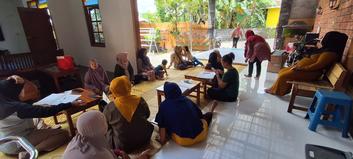 Ibu ibu Dusun Banglen