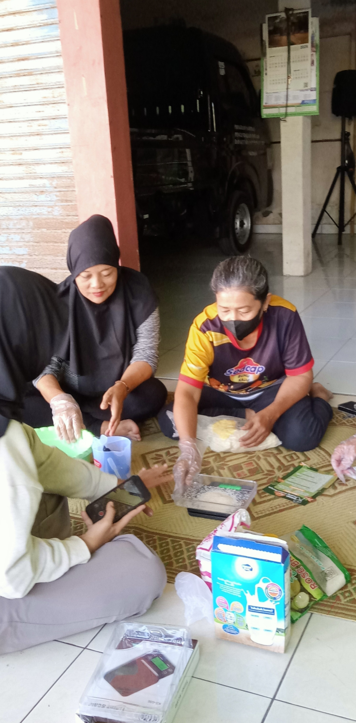 Praktek produksi empon2 ( ngalian )