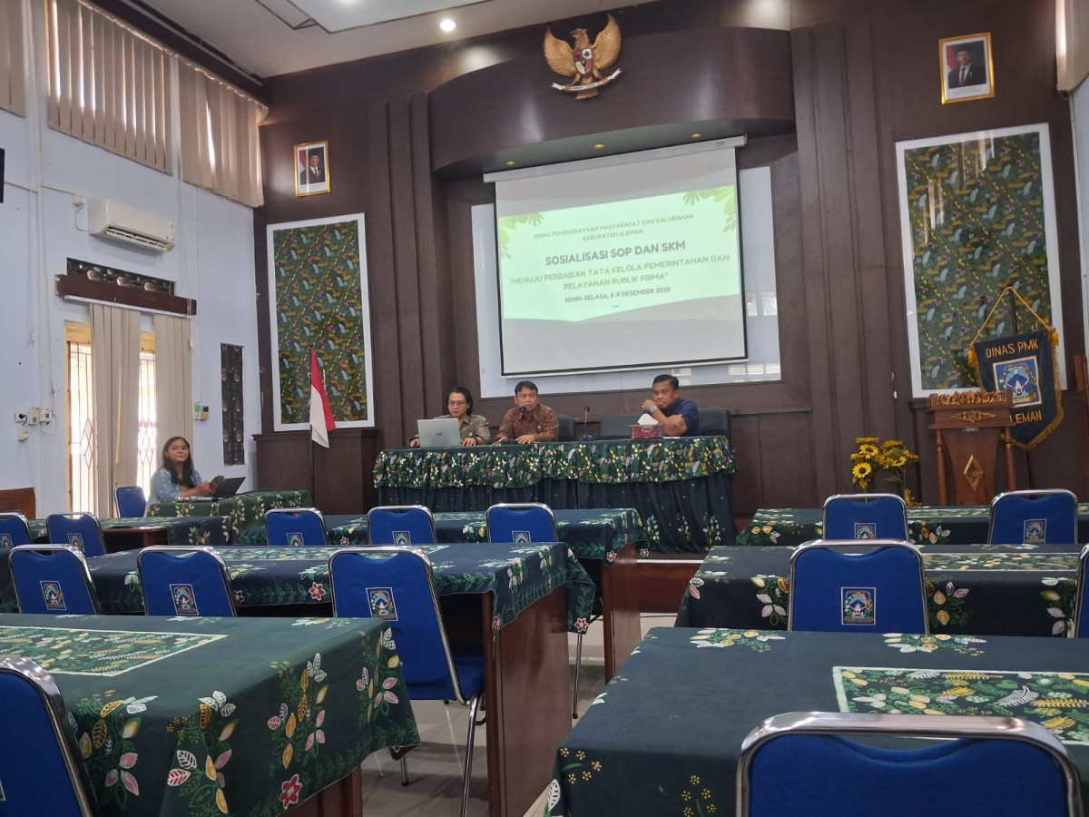 Sosialisasi SOP dan SKM menuju perbaikan tatakelola Pemerintahan dan pelayanan publik Prima