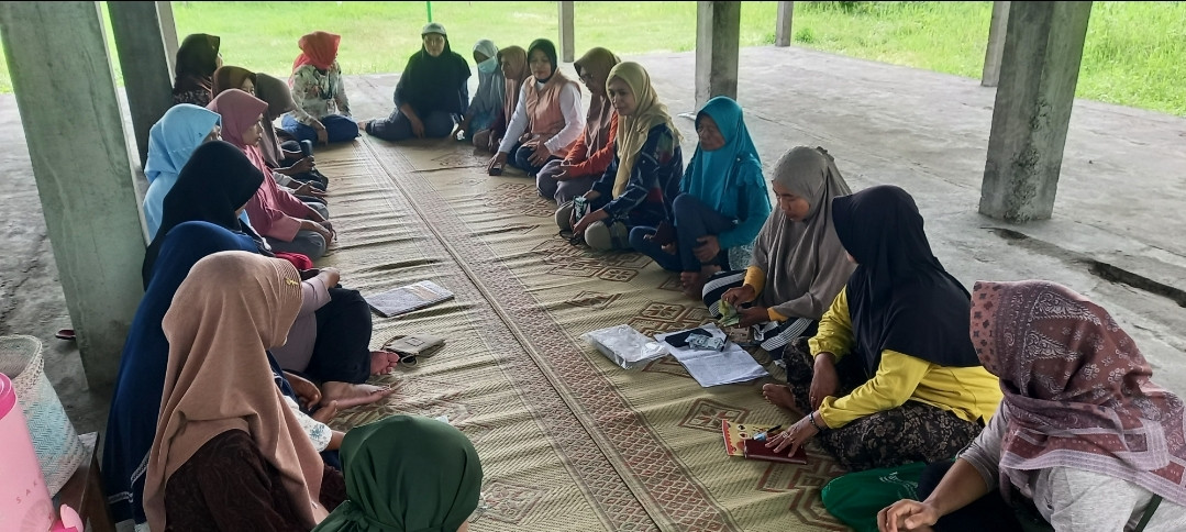 Pertemuan rutin KWT "Mekar Lestari" Kwadungan