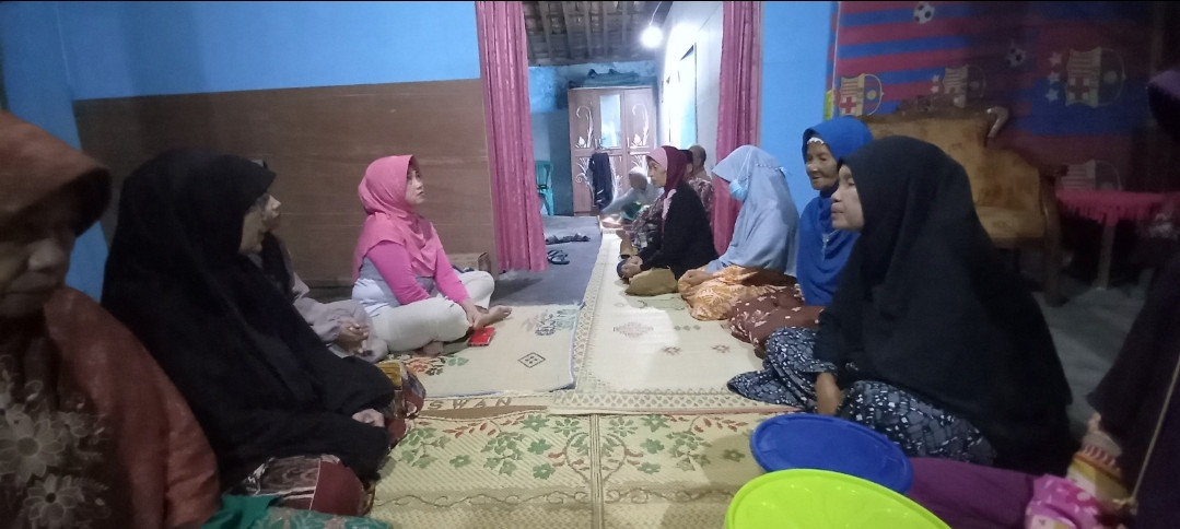 Menjenguk saudara yang sakit dusun Kwadungan