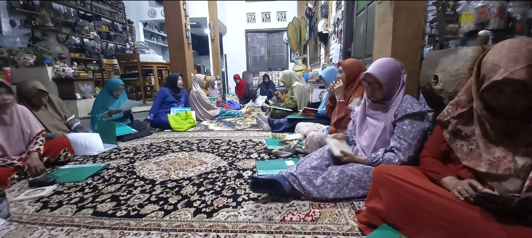 Yasinan rutin ibu-ibu dusun Kwadungan