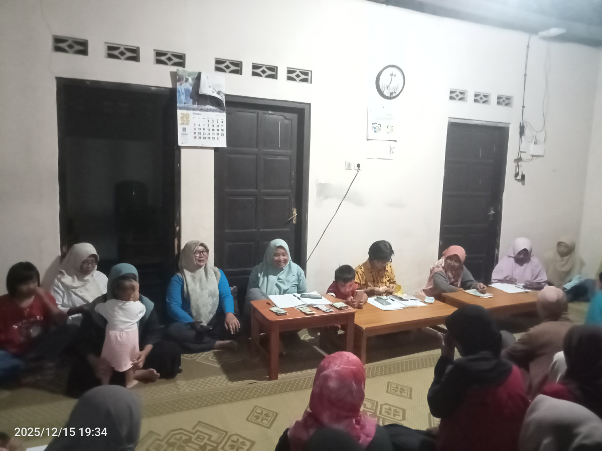 Pertemuan rutin PKK Kalijeruk 2