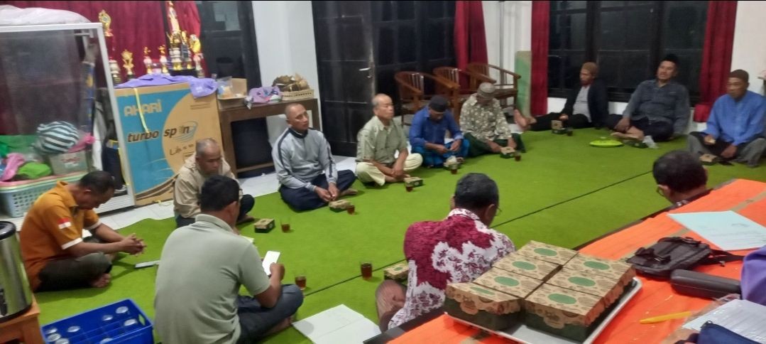 Pertemuan rutin Kelompok Ikan Mina Lestari dusun Kwadungan