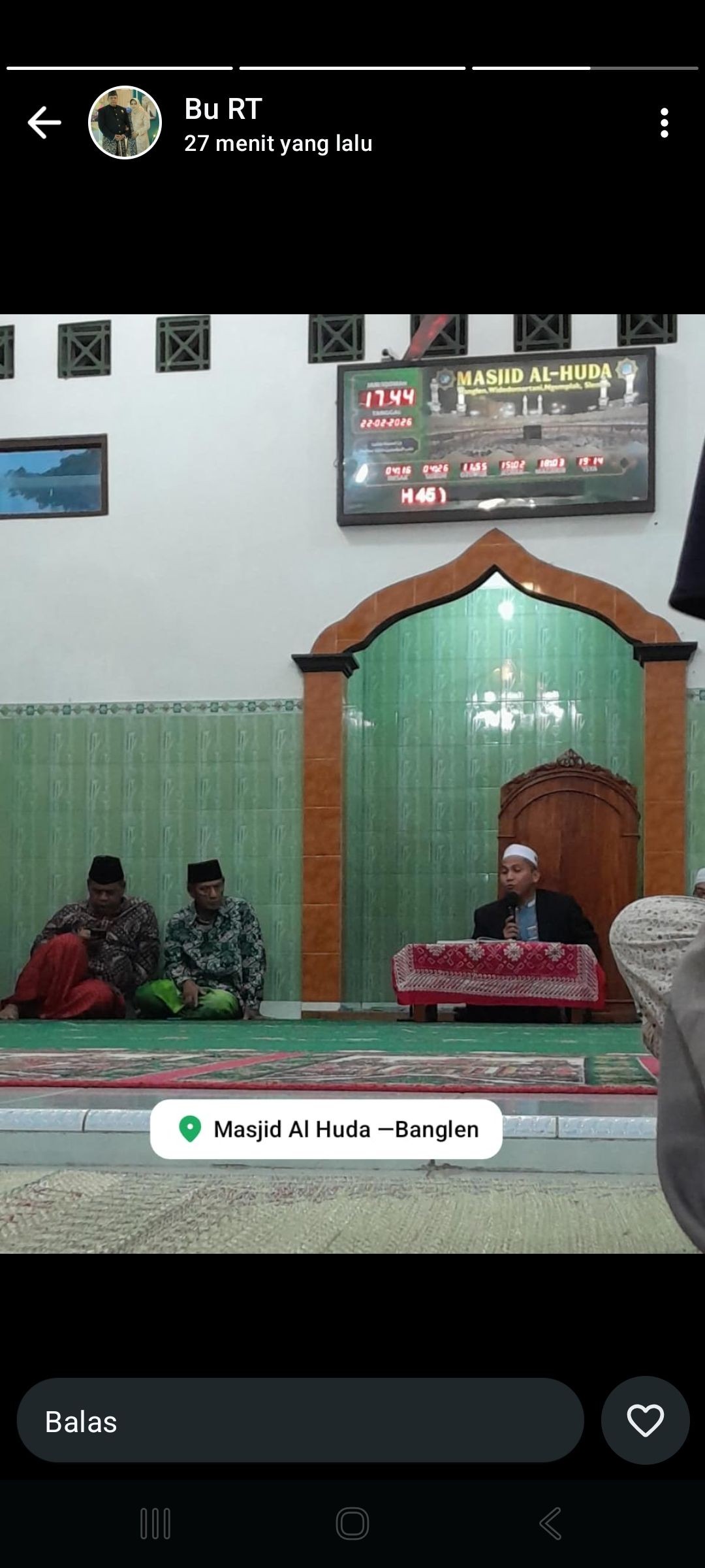 Pengajian Berbuka puasa Dusun Banglen