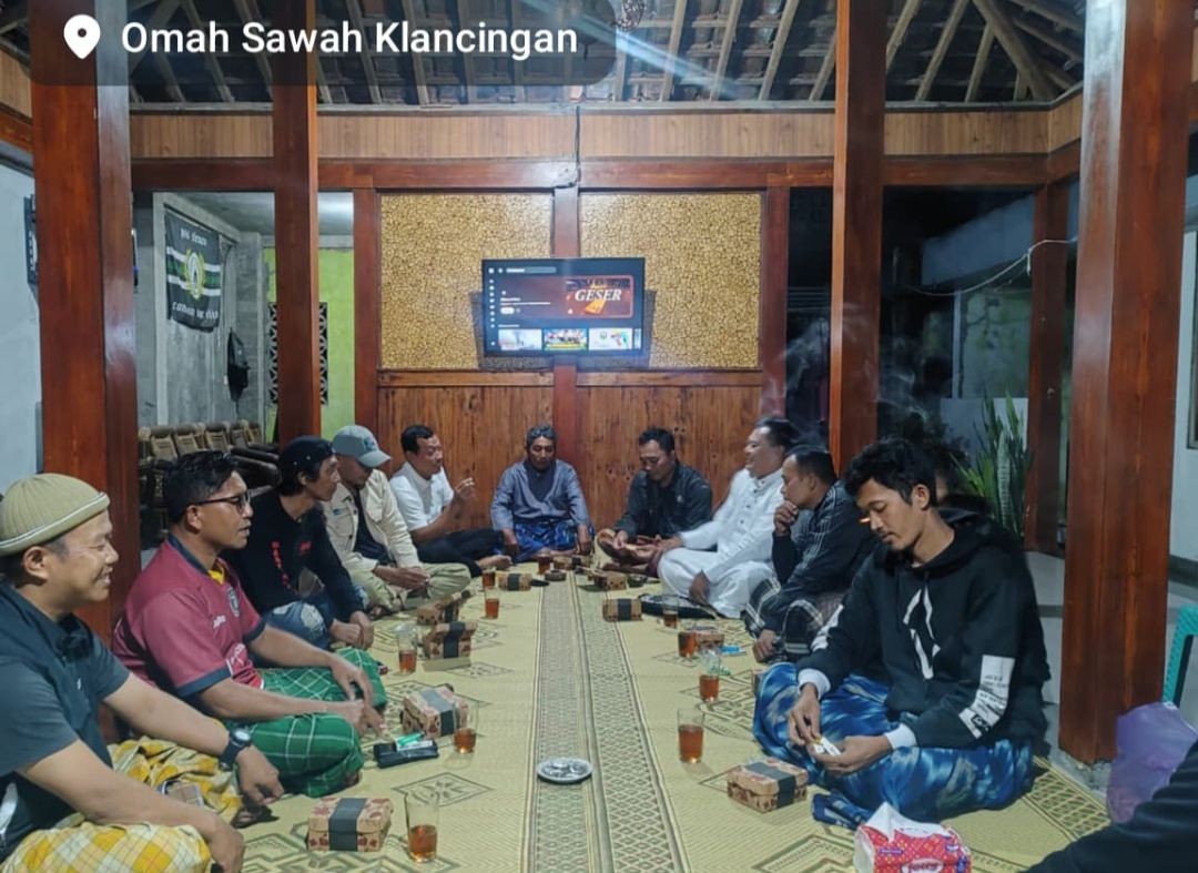 Pertemuan pengurus tuwangguna padukuhan klancingan