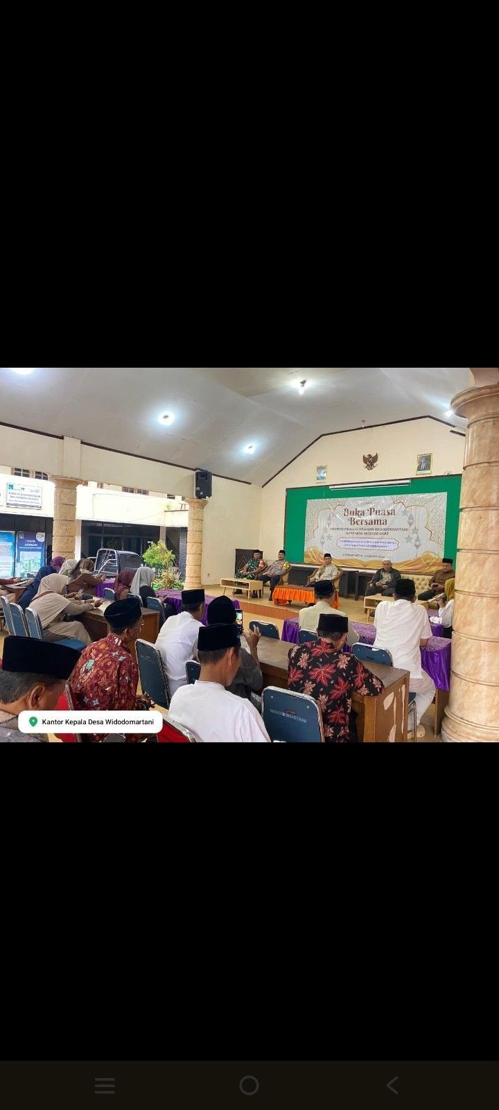 pengajian dan buka bersama di kelurahan widodomartani, warga wahana praja