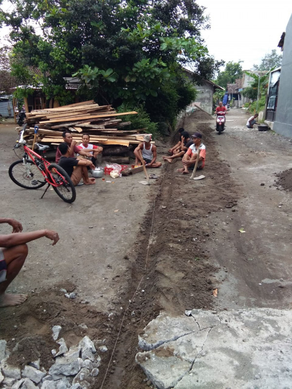 KEGIATAN GOTONG ROYONG WARGA RT.006 RW.035 KKB MALANGREJO