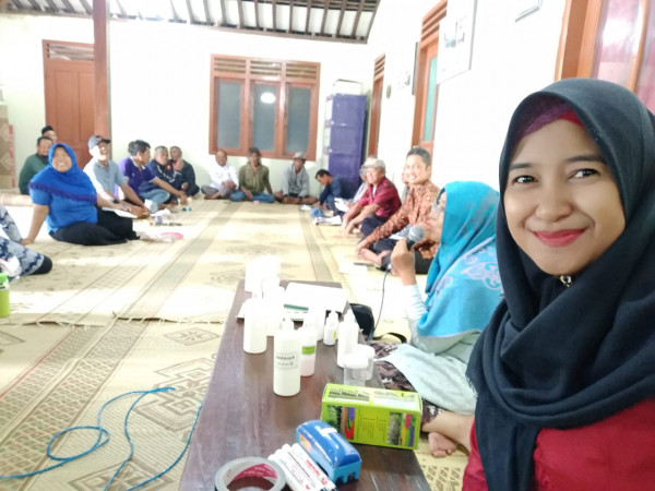 Pentyampaian materi ole kepala UPTBP4 ngemplak