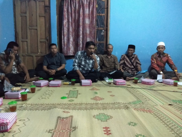 Sosialisasi pekerjaan peningkatan saluran(ABT)sasaran area persawahan blok malangrejo