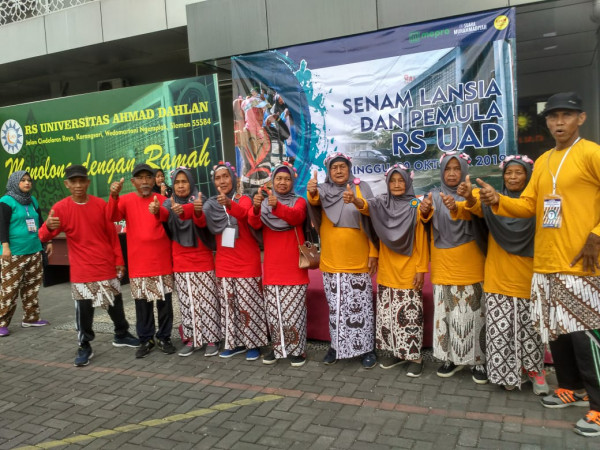 Lomba senam prolanis dan pemula