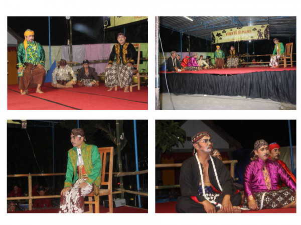 Penampilan para pentolan ketoprak di Malangrejo