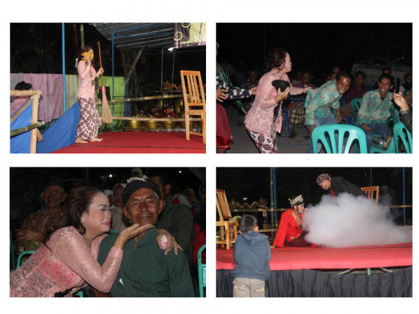 Penampilan sang bintang SUMINTEN all out