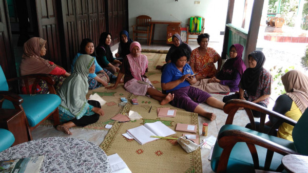 suasana pertemuan kwt