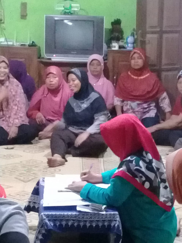 Pertemuan Rutin PKK RW 35 KKB Malangrejo