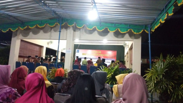 Serah terima jabatan kepala desa wedomartani kepada PLT kecamatan ngemplak