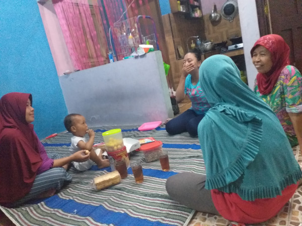 kondisi anak yang sakit alhamdulillah sudah sehat kembali dan sudah beraktivitas kembali